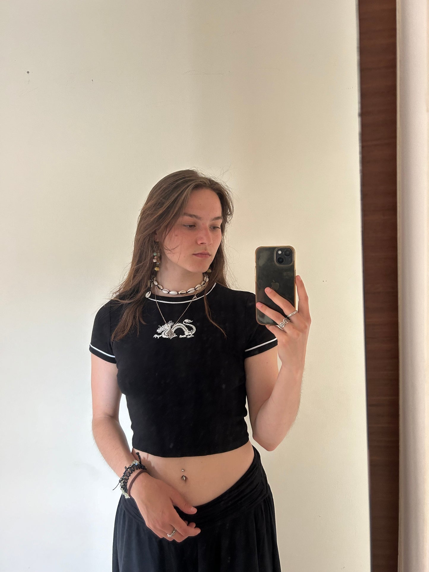 Crop shirt „dragon“