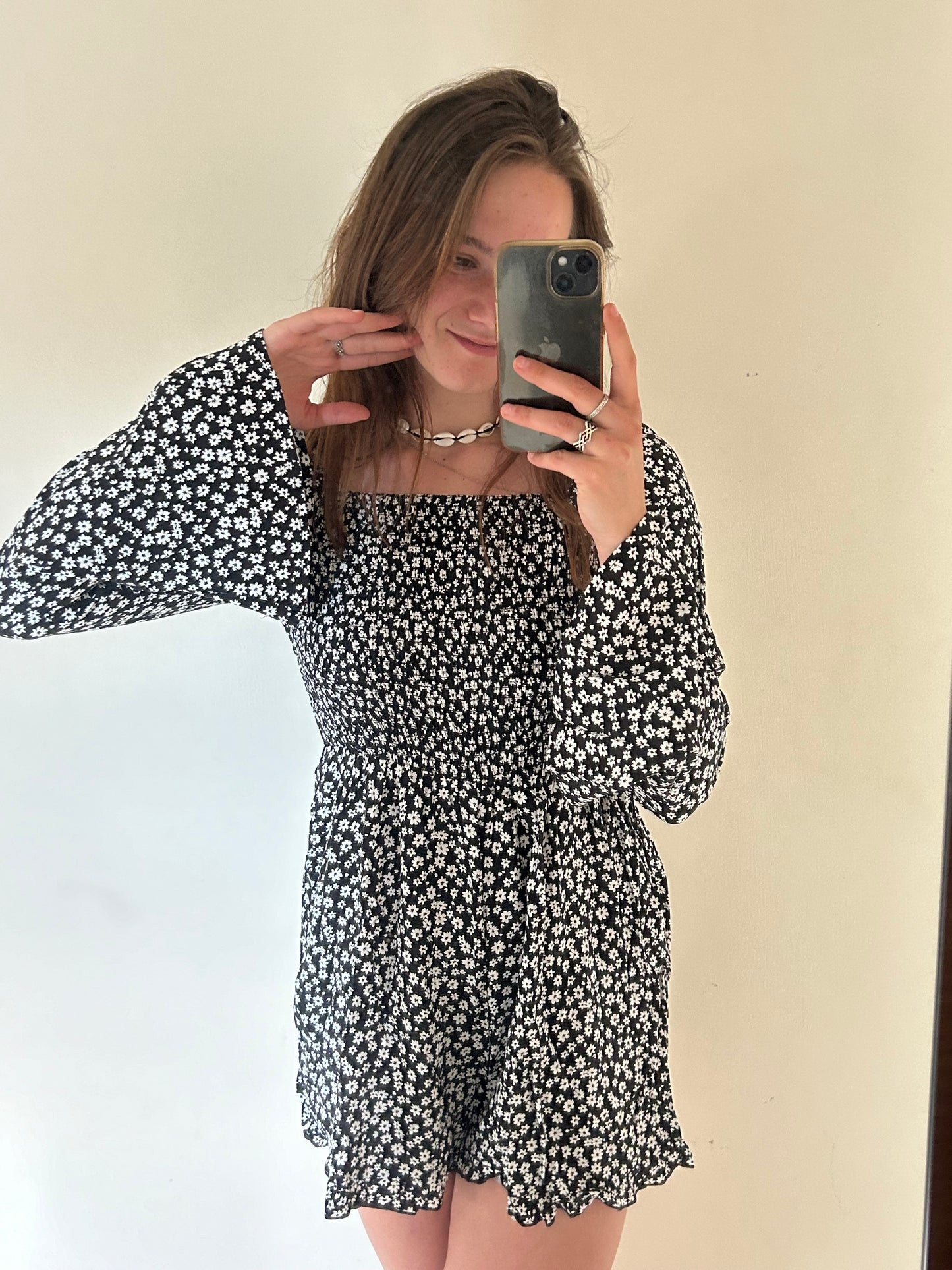 Flower jumpsuit longsleeve