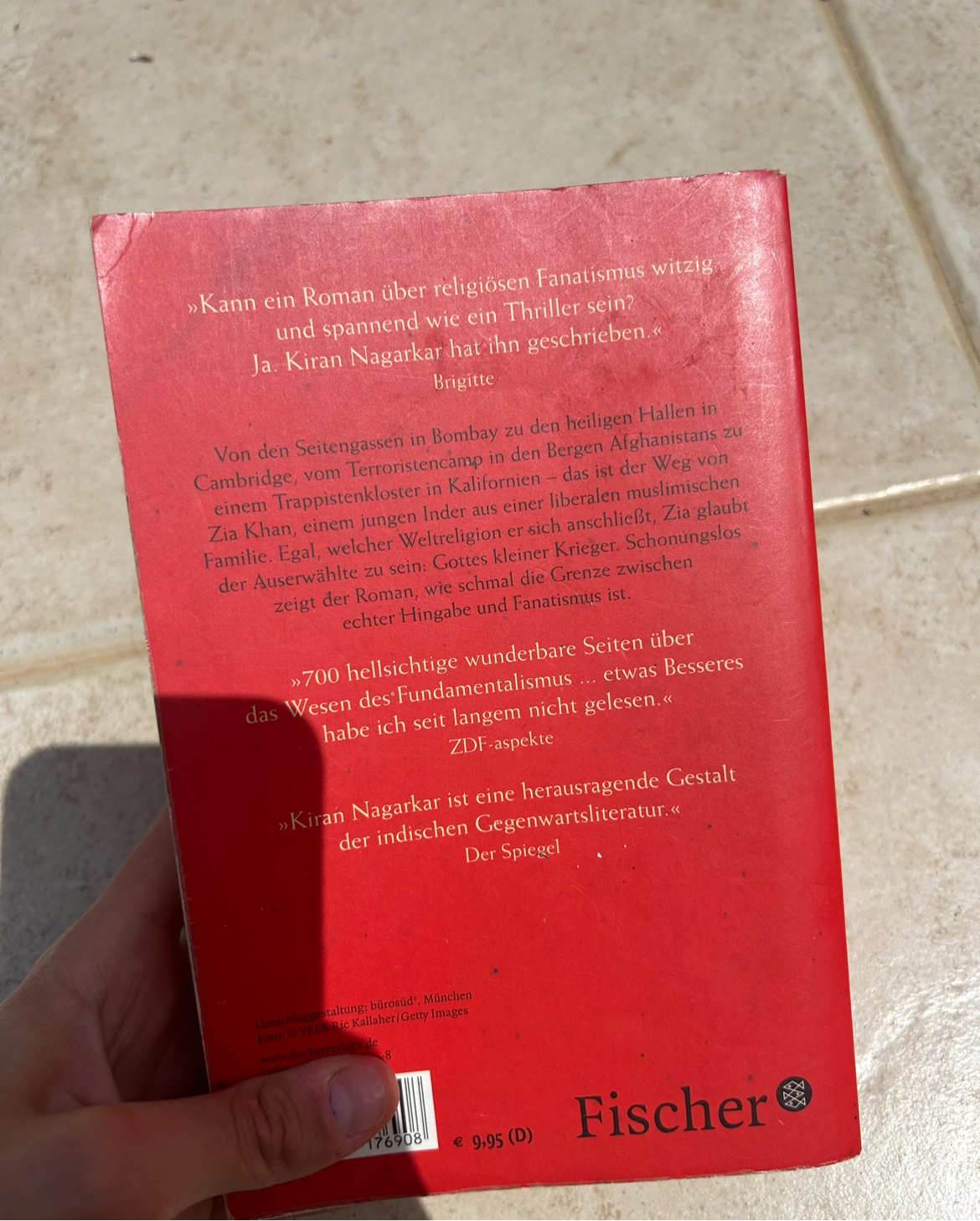 Book „gottes kleiner Krieger“- Kiran Nagarkar