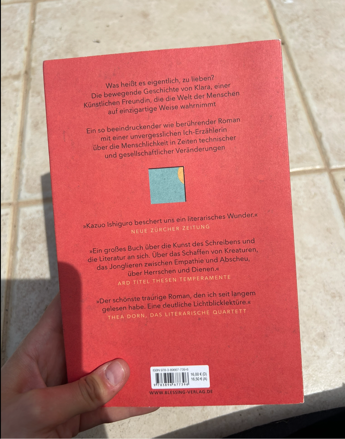 Book „Klara und die Sonne“-Kazuo Ishiguro
