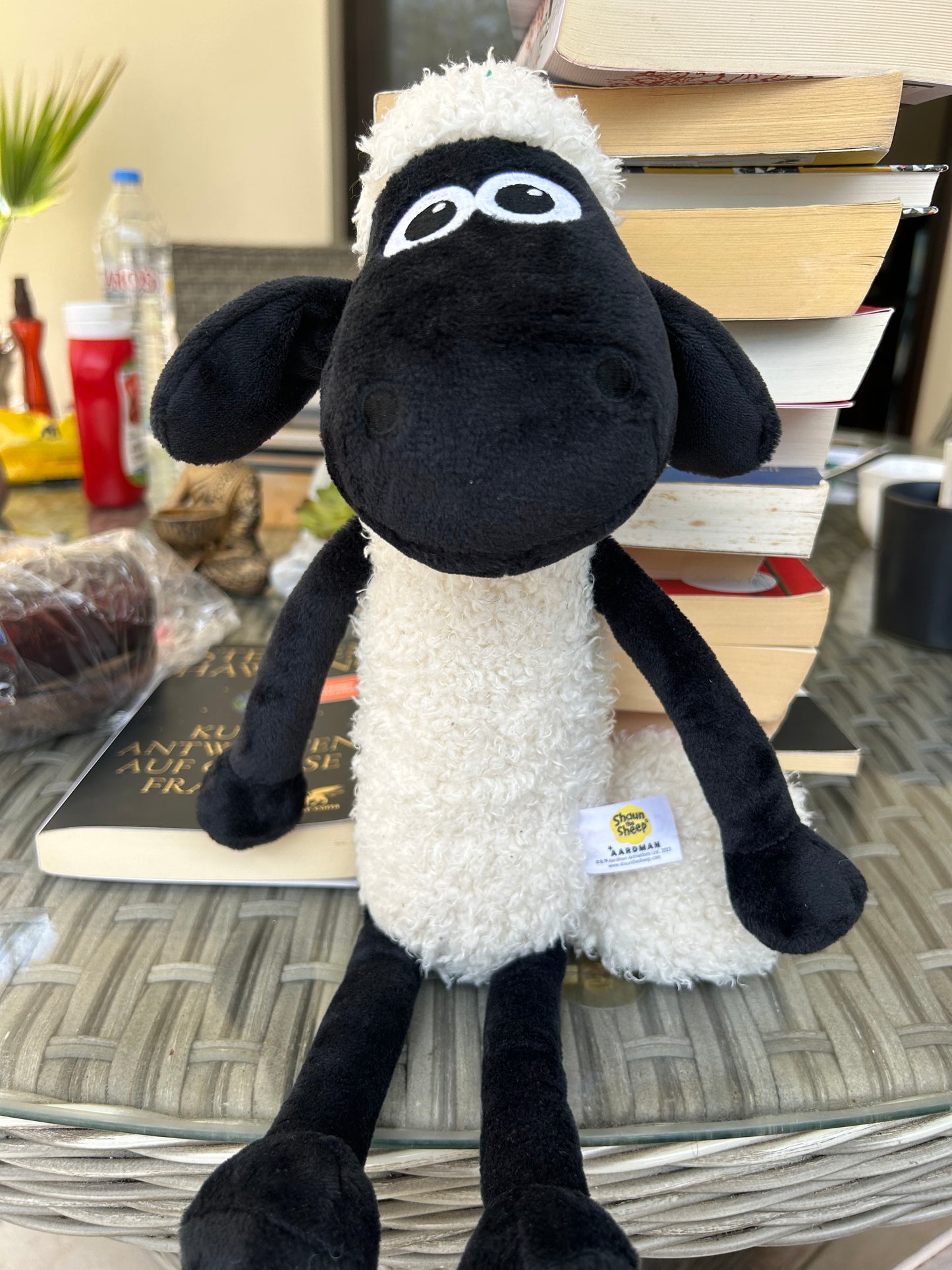 Cuddly toy shawn the sheep