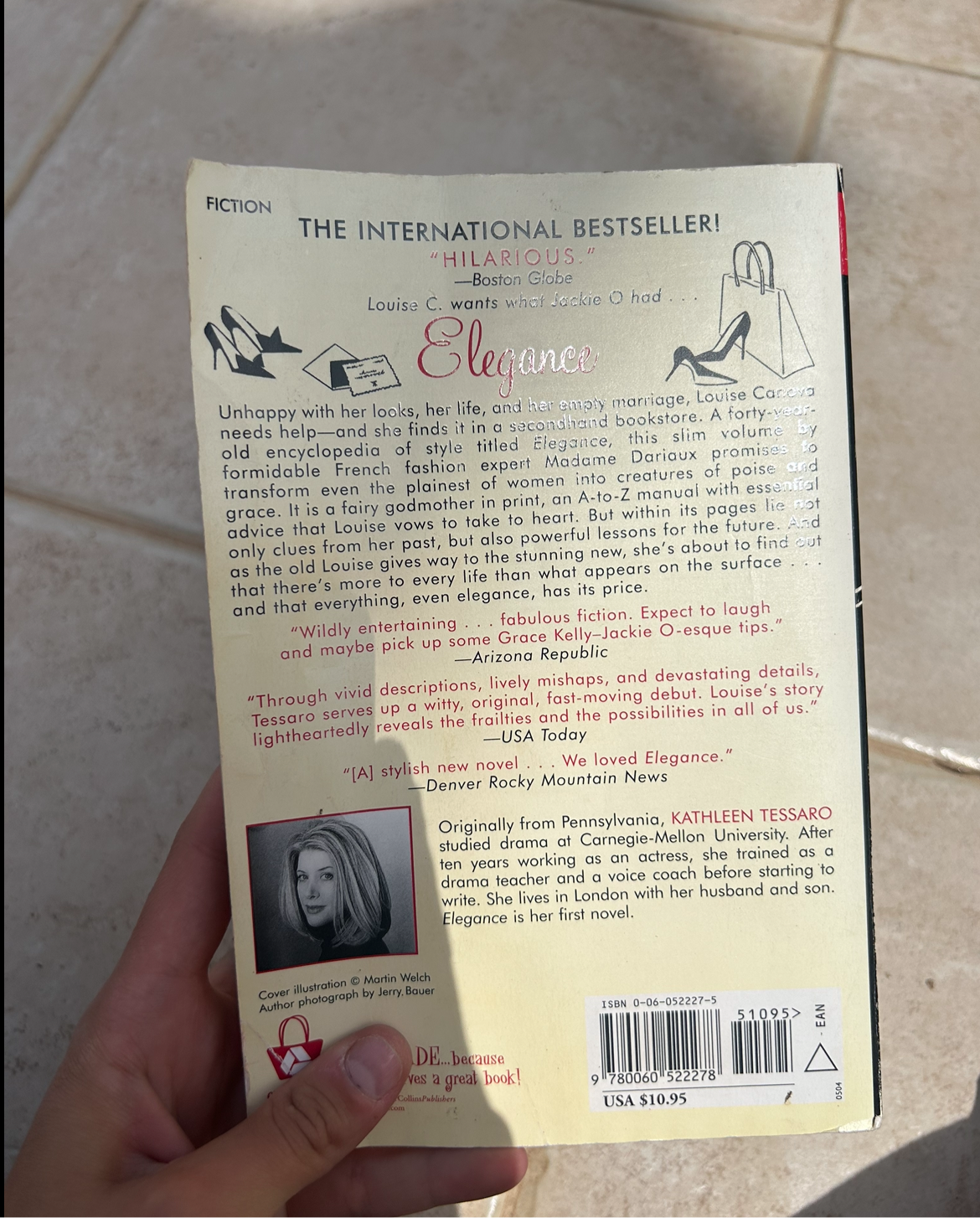 Book „elegance“ from the Kathleen Tessaro