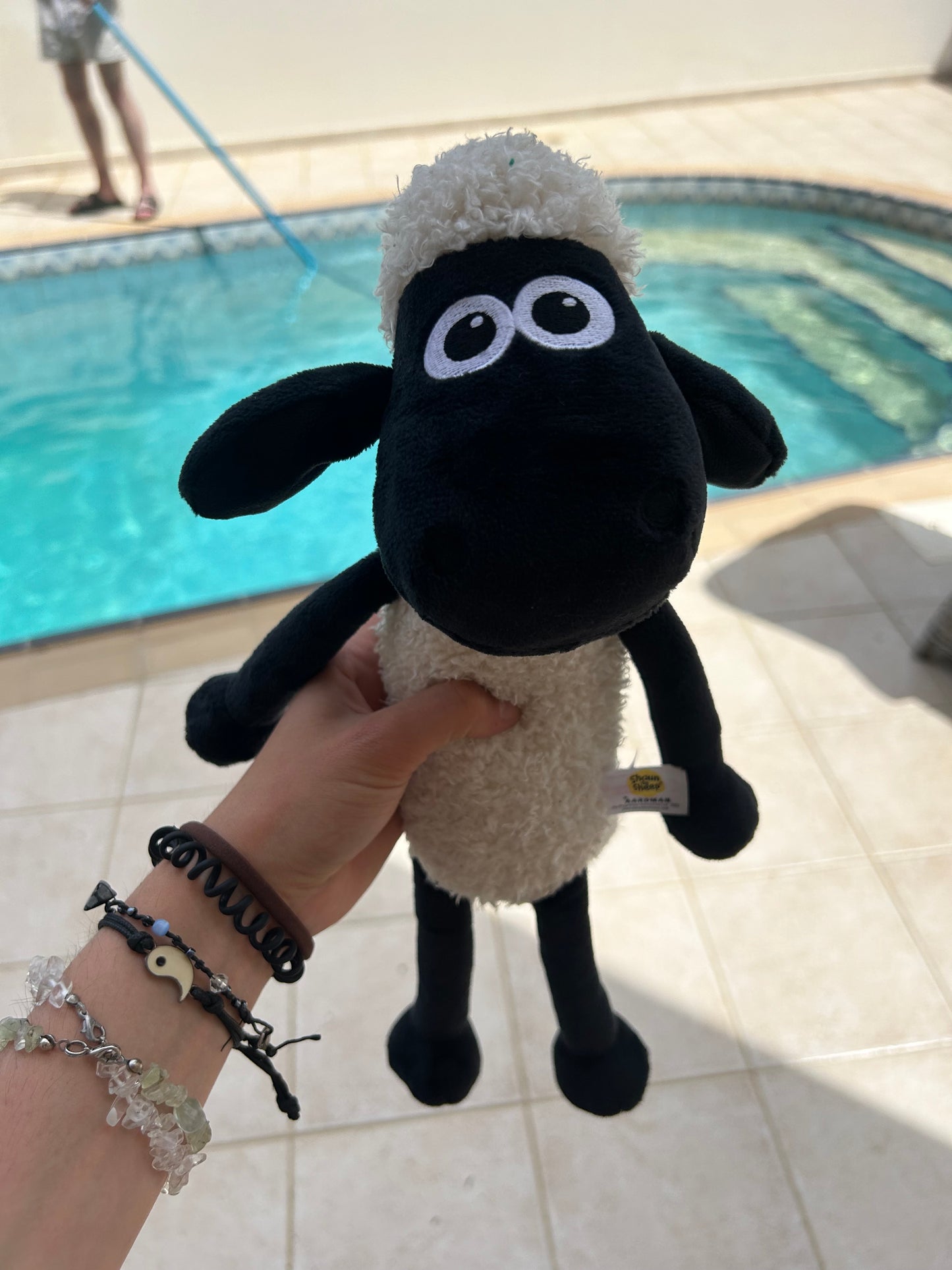 Cuddly toy shawn the sheep
