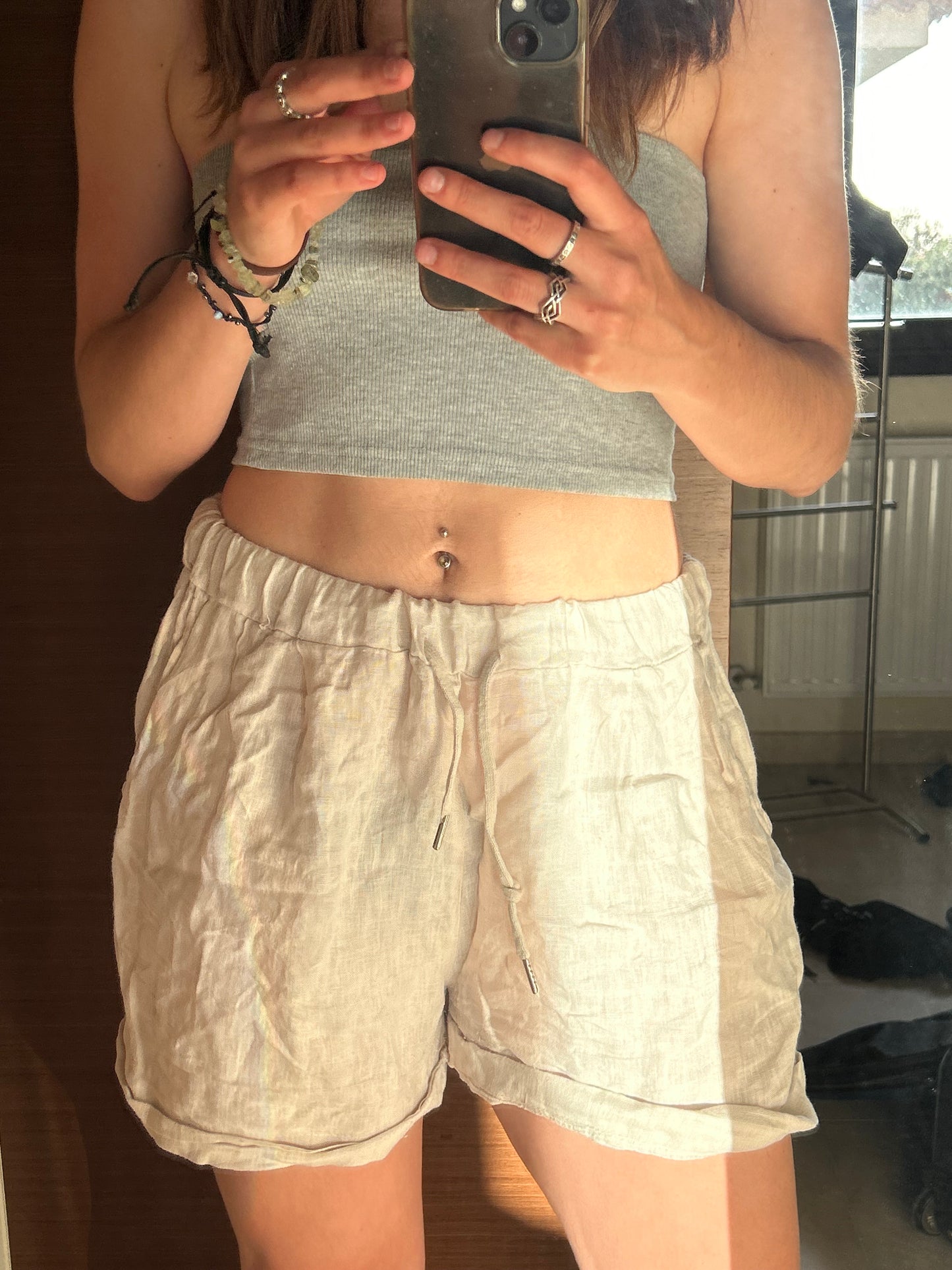 Beige pants