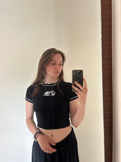 Crop shirt „dragon“