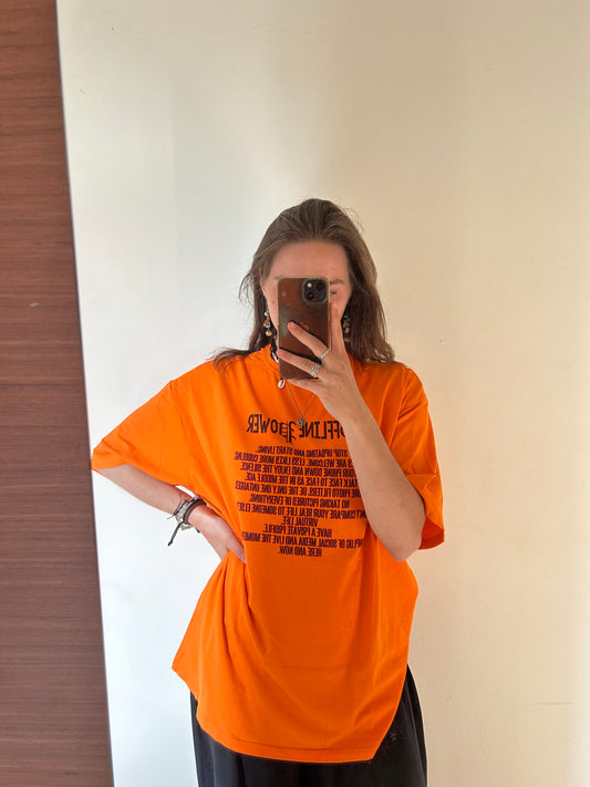 Oversized shirt „offline power“