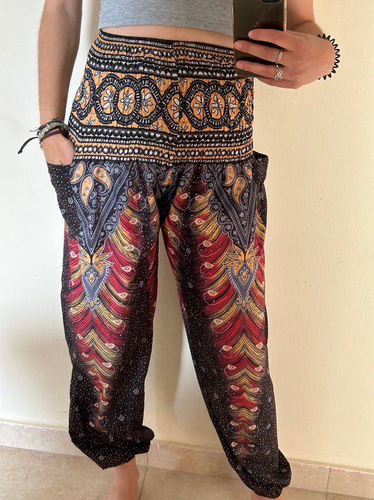 Hippie trouser red