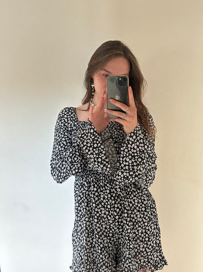 Flower jumpsuit longsleeve