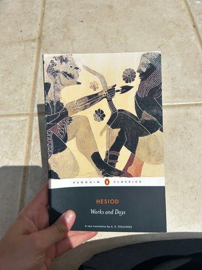 Book „works and days“ pinguin classics