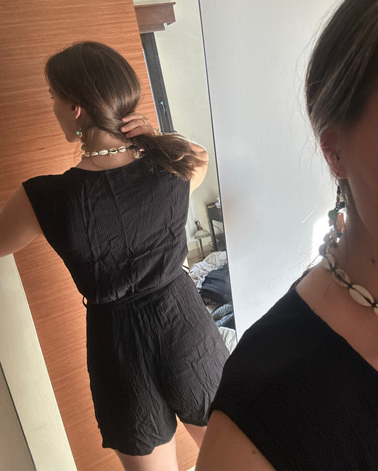 Black jumpsuit